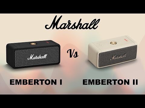Marshall Emberton 1 vs Emberton 2 Portable Bluetooth Speakers | Compare | Specifications | Features