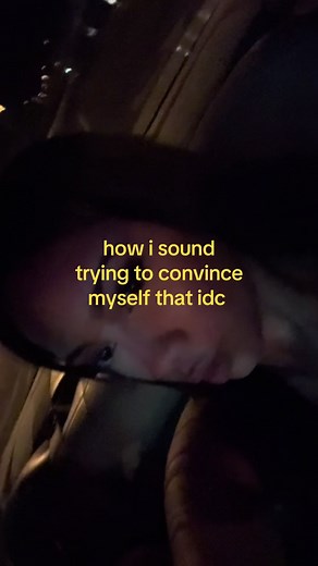 How I Sound Trying to Convince Myself I Don’t Care