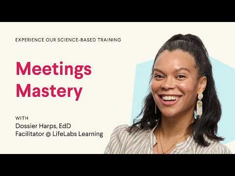 Introduction to Meetings Mastery | LifeLabs Learning Workshop Preview