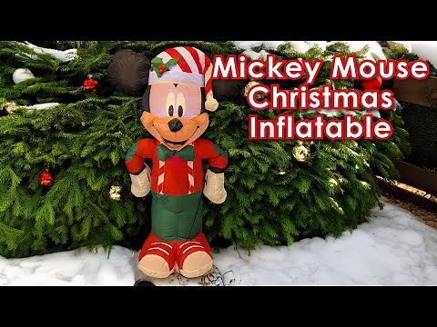 Mickey Mouse Christmas Inflatable by Gemmy