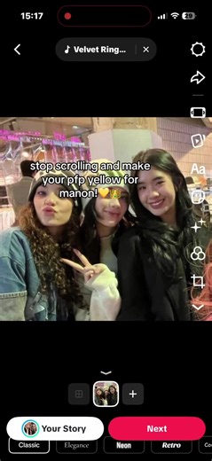 Make Your PFP Yellow for Manon!