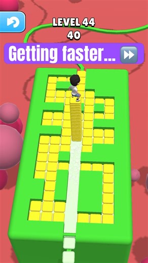 Stacky Dash Level 44 is crazy! 🏃‍♂️💨 #shorts