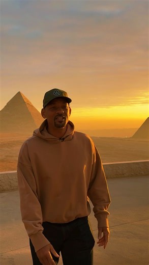 Movie star rule number 83 - when you’re in front of the pyramids you gotta get a 360 shot | Will Smith