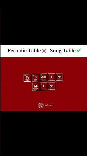 waka waka | new trending song | periodic table song | english song| tasimina #saiyaara