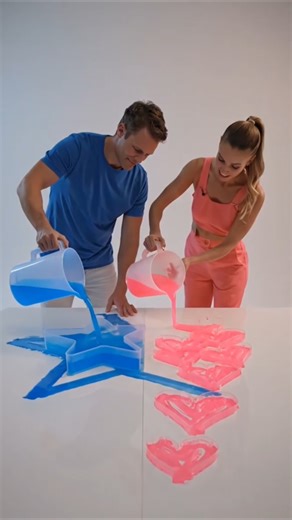 Split Room Renovation Challenge! Blue vs Pink Epoxy Floor Transformation 😱✨