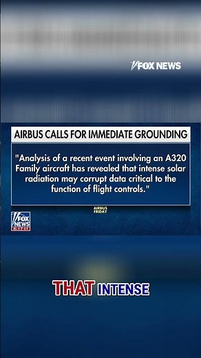 JUST IN: 6,000 Airbus planes grounded after glitch discovered #foxnews #news #us #fox