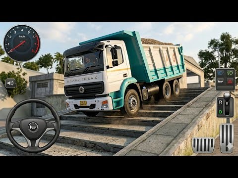 Bharat Banz Tipper Truck Mod 🚛 | Extreme Stairs Challenge 😱 | Bus Simulator Indonesia Gameplay