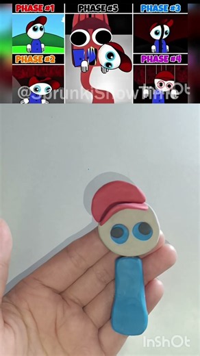 "Making a Cute Big-Eyed Clay Character! 👀" #Clay #Clayart KimSprunki