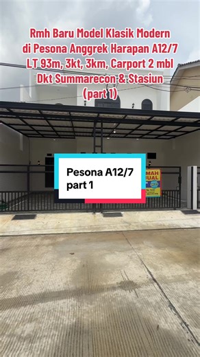 Rumah Klasik Modern Dijual di Bekasi Utara