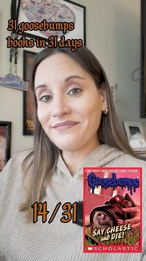 reading 31 goosebumps books in 31 days: say cheese and die
