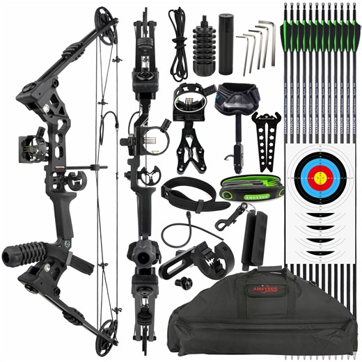 Junxing Dragon X8 Compound Bow 20-70 lbs Left/Right Hand