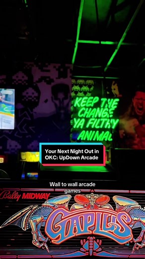 If you’re looking for a fun night out in OKC that isn’t just dinner or drinks, @updownarcadebar in OKC is where you need to go 👾 It’s full of wall-to-wall arcade games (some only $0.25!), pizza, drinks, and a rooftop patio to hang out on. Perfect for date night, girls night, birthdays, or just a random fun night. You might show up for one game… and somehow stay for hours. Tag your arcade partner and start planning your night! 🎮✨ #nightlife #DateNightIdeas #FunInOKC