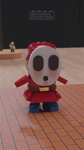 Shy Guy (from Mario) | LEGO Assembly Animation #lego