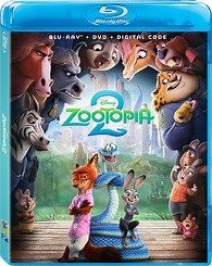 Zootopia 2 Blu-ray (Blu-ray + DVD + Digital HD)