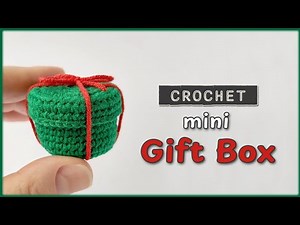 How to Crochet a Mini Gift Box | Easy Crochet Tutorial