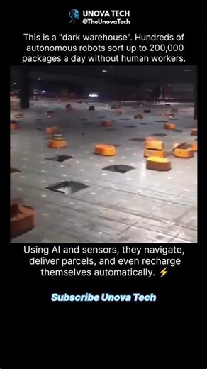 Inside China's DARK Warehouse That Runs Without Humans! 😳🤖