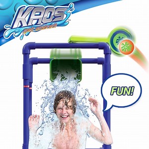Turn up the fun with and kick off summer with the KAOS Splash Tank! Get soaked with this easy-to-assemble portable dunk tank! Available only at Target  . . . #KAOS #splashtank #target #targetexclusive #chidlhoodunfiltered #waterballoons #summerfun #targetaddict | Imperial Toy | Facebook