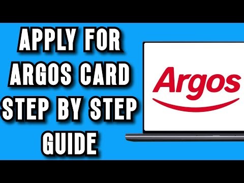 How To Apply For Argos Card | Step by Step Guide