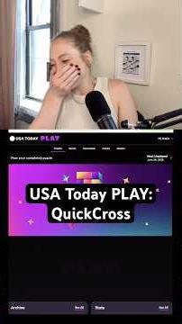 Is this like…Olympic level?? #crosswordpuzzles #usatodayplay #play ‪@USATODAY‬