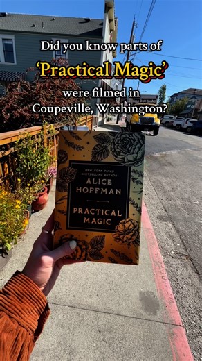 6.8K views · 6.6K reactions | ‘Practical Magic 2’ comes out exactly a year from today — so, we visited the town where some of the original movie was shot. Did you know a lot of town shots in the movie were filmed in Coupeville, Washington? The tiny town is located on Whidbey Island, just a short ferry ride from Seattle. We will be posting a full vlog of the trip soon ✨ #practicalmagic #practicalmagic2 #coupevillewa #movies #seattlerefined | Seattle Refined | Facebook