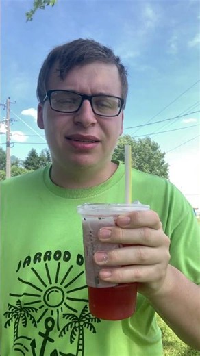 Reviewing The McDonald’s Strawberry Watermelon Refresher #fyp #mcdonalds #roadto10k