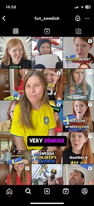 Some Swedish companies are very mindful 🇸🇪. They have Fun Swedish courses at work for their employees. Tell your HR / Boss if you want to have Fun Swedish lessons at work. And start learning in a Fun and effective way. #demure #learnswedish | Fun Swedish