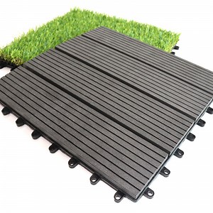 [Hot Item] Above 36 Outdoor Outside PVC Flooring WPC Interlocking Deck Tiles