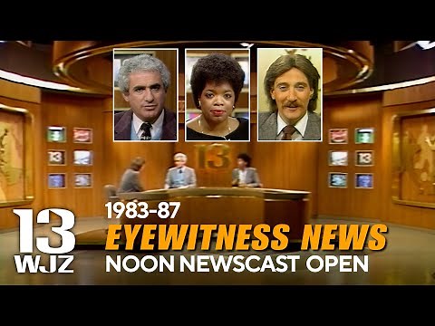 WJZ-TV Baltimore | Eyewitness News Noon Newscast Open | 1983-1987 | WJZ 13