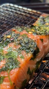 🔥 Chimichurri Atlantic Salmon — Grill Basket Campfire Recipe