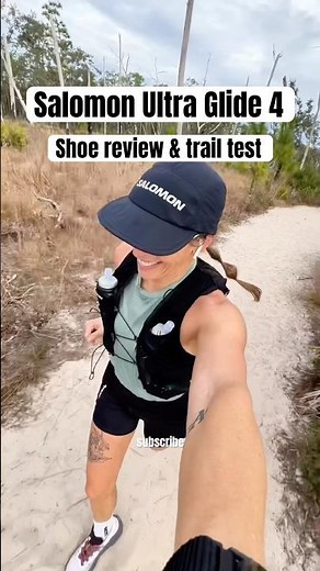 Testing out the new Solomon Ultra Glide 4 trail running shoes 😍 👟