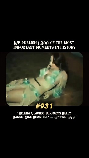 In 1979, Helena Vlachos captivated audiences with her mesmerizing belly dance performance, titled