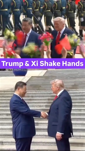 Trump Shakes “Great Leader” Xi Jingping’s Hand In China | #beijing #trump #china #usa
