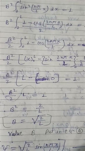 Particle in a box problem ( MSc 1st sem Quantum mechanics)