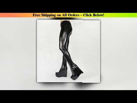 LAIGZEM Customize Women Pants With Boots Platform Wedges - Simple But Practical | Smart Choice |