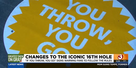 Changes to iconic 16th Hole at WM Phoenix Open: 'You throw, you go'
