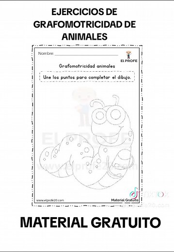 Ejercicios de Grafomotricidad para Niños en PDF