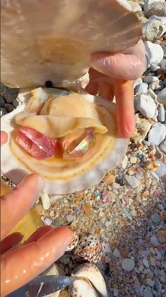 Sea Agate and Sea Crystal: Finding Hidden Treasures on the Shore and rare pearl
