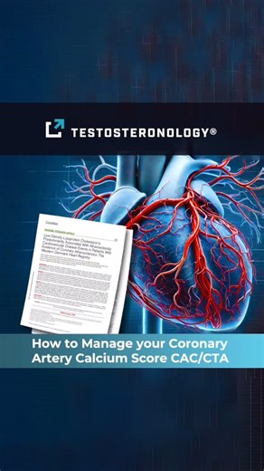 Testosteronology on Instagram: "New video is live in the Testosteronology™ app! “How to Manage your Coronary Artery Calcium Score CAC / CTA.” Calcium scores are perhaps the most important way to determine if you’re at risk for a cardiac event. In this video Dr. O explains when to get a coronary artery calcium score (CAC,) situations where a CT angiogram (CTA) make sense, and how to interpret the results. Even more important, he discusses what to do if you have a calcium score of more than zero (