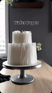 Soft details, clean finish and a cake that stands out quietly. Wafer paper is a favourite for a reason ✨ Video credit: @onemorecake Wafer paper available on ebakeonline.com Or Whatsapp to order 91 7736597438 #bakingessentials #caketopper #cakedecorating #waferpaper #whitecake (Wafer paper cake, trending wafer paper cake design, minimal birthday cake, engagement cake, wedding cake, tier cake, white cake, elegant cake design) | ebake.in