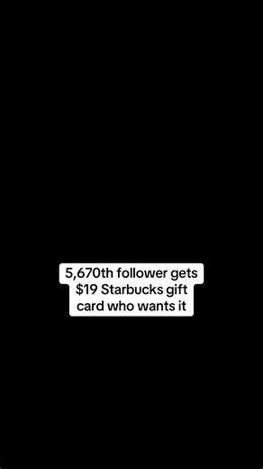 Who Will Get The Starbucks Gift Card💚 #starbucks #giveaway #giftcards