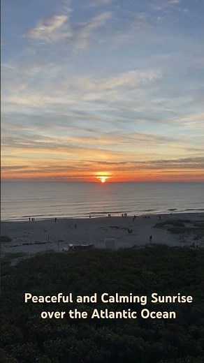 Timelapse Video of a Sunrise over the Atlantic Ocean. #sunrise #relaxing #calm #ocean