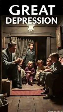 📉 The Great Depression of 1929: When America Faced an Economic Crisis 🇺🇸#GreatDepression #American