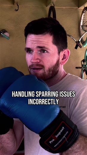 Handling sparring issues incorrectly 👊😁 #mma #martialarts #howto #spar #gym | Free MMA Gyms