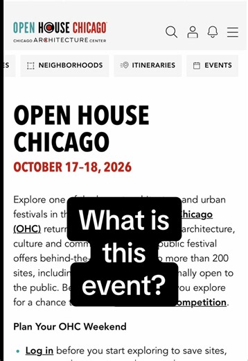 Open House Chicago Oct 17–18: 200 buildings open free