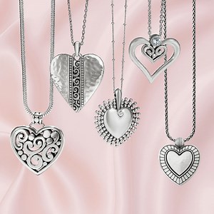 Our iconic silver heart jewelry always speaks the language of love | Brighton