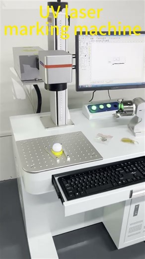 UV laser marking machine，custom logo laser-engraved golf ball