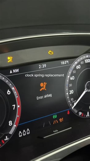 This Volkswagen came to us with the airbag light on. A quick press on the horn confirmed our suspicions, a worn out clock spring. We replaced it, cleared the fault code and sent it out to the collection bay. @volkswagen_nz @volkswagen #mechanic #workshop #elitediagnostics #nz #clockspring | Elite Diagnostics | Facebook