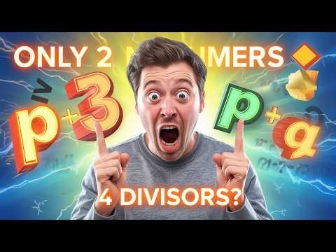 LeetCode 1390 Math Trick 🔥 | Stop Counting Divisors (p³ & p×q Explained)