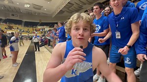 Kapaun Mt. Carmel student section showed up for their boys today and cheered them on to their first win of the 2024 5A state tournament. Who do you think has the best student section in Kansas?? Presented by Watco | Sports in Kansas