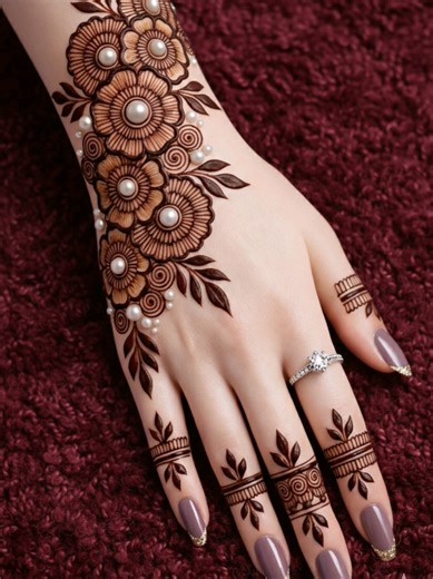 Beautiful Simple Mehndi Designs for Eid